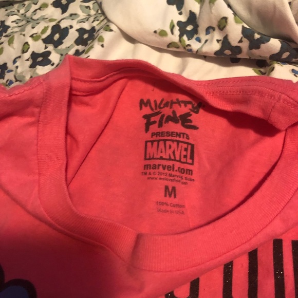 Pink Marvel T-Shirt - Picture 2 of 2
